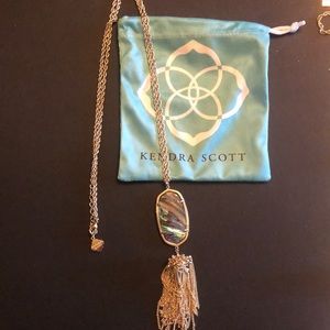 Kendra Scott signature abalone necklace